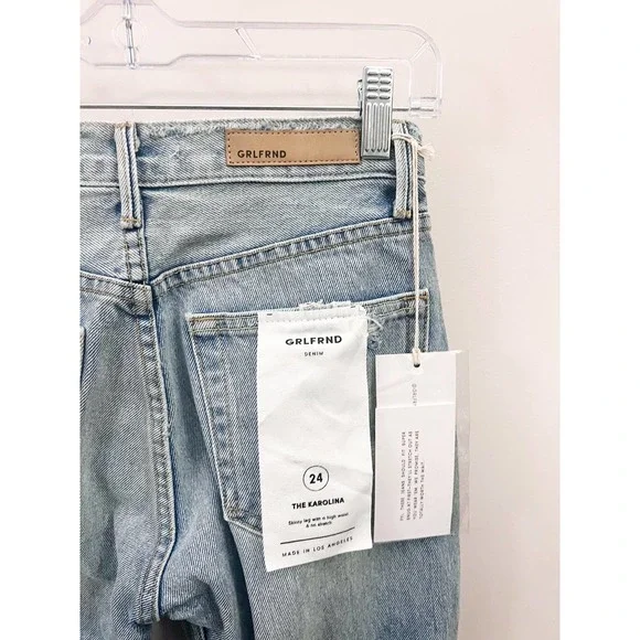 GRLFRND Karolina Jeans Size 24 NWT - Picture 5 of 8